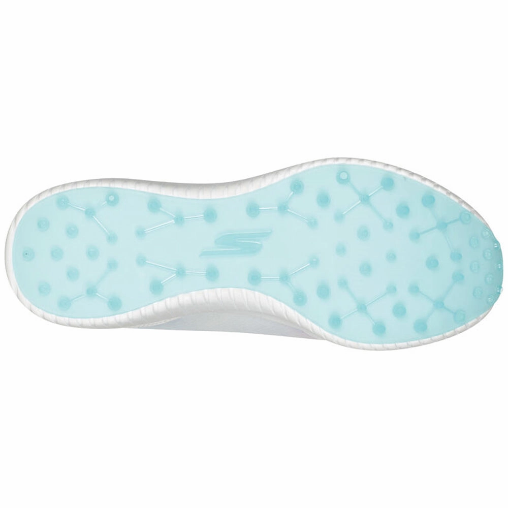 Skechers Ladies Go Golf Max 2 Splash Spikeless Waterproof Shoes - White/Multi Classic Golf Footwear