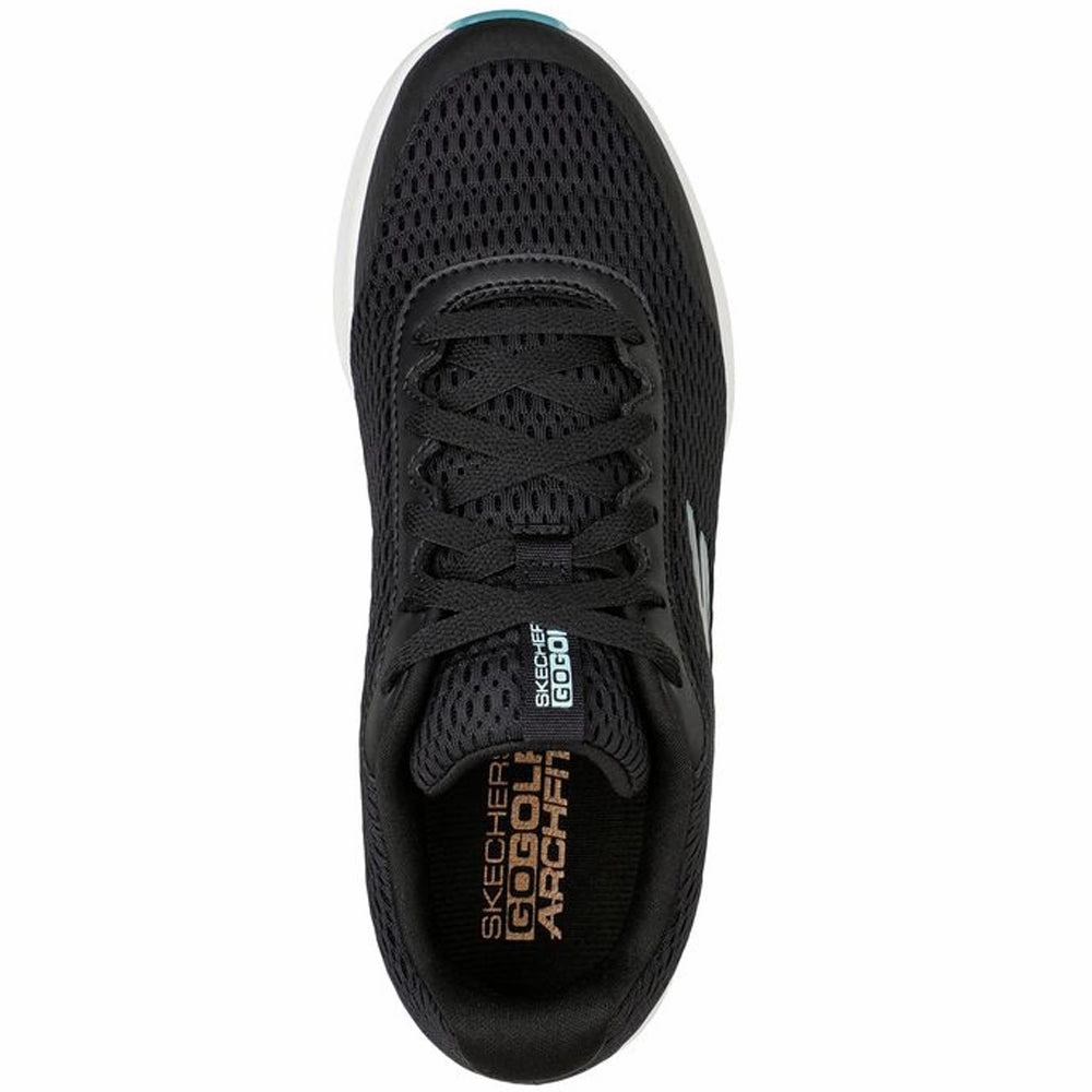 Skechers Ladies Go Golf Max Fairway 3 Spikeless Shoes - Black/Turquoise Classic Golf Footwear