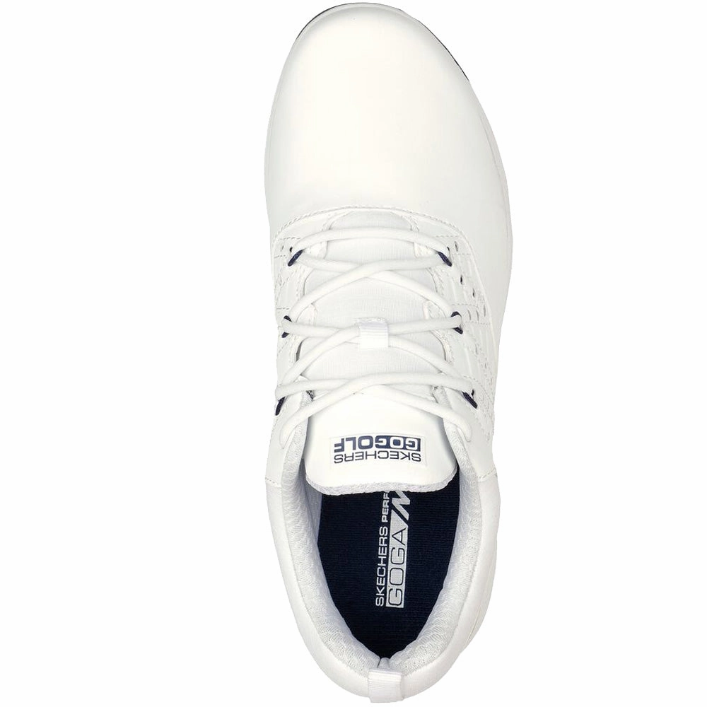 Skechers Ladies Go Golf Pro 2 Spiked Shoes - White/Navy Classic Golf Footwear