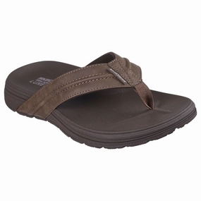 SKECHERS RELAXED FIT: PATINO-MARLEE MEN'S MEDIUM AND WIDE Skechers slip-on sneakers with memory foam