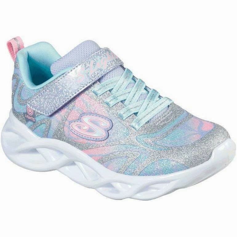 SKECHERS S LIGHTS: TWISTY BRIGHTS - DAZZLE FLASH KIDS' - FINAL SALE! Skechers slip-on sneakers with memory foam