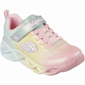 SKECHERS S-LIGHTS TWISTY BRIGHTS LITTLE KIDS' - FINAL SALE! Skechers slip-on sneakers with memory foam