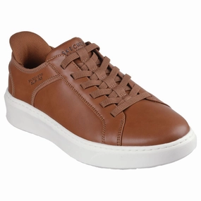 SKECHERS SLIP-INS: COURT BREAK - DOUBLE VENTED MEN'S MEDIUM AND WIDE - FINAL SALE! Skechers slip-on sneakers with memory foam