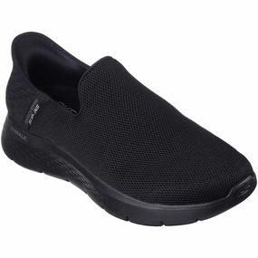 SKECHERS SLIP-INS GO WALK FLEX MEN'S MEDIUM AND WIDE Skechers slip-on sneakers with memory foam