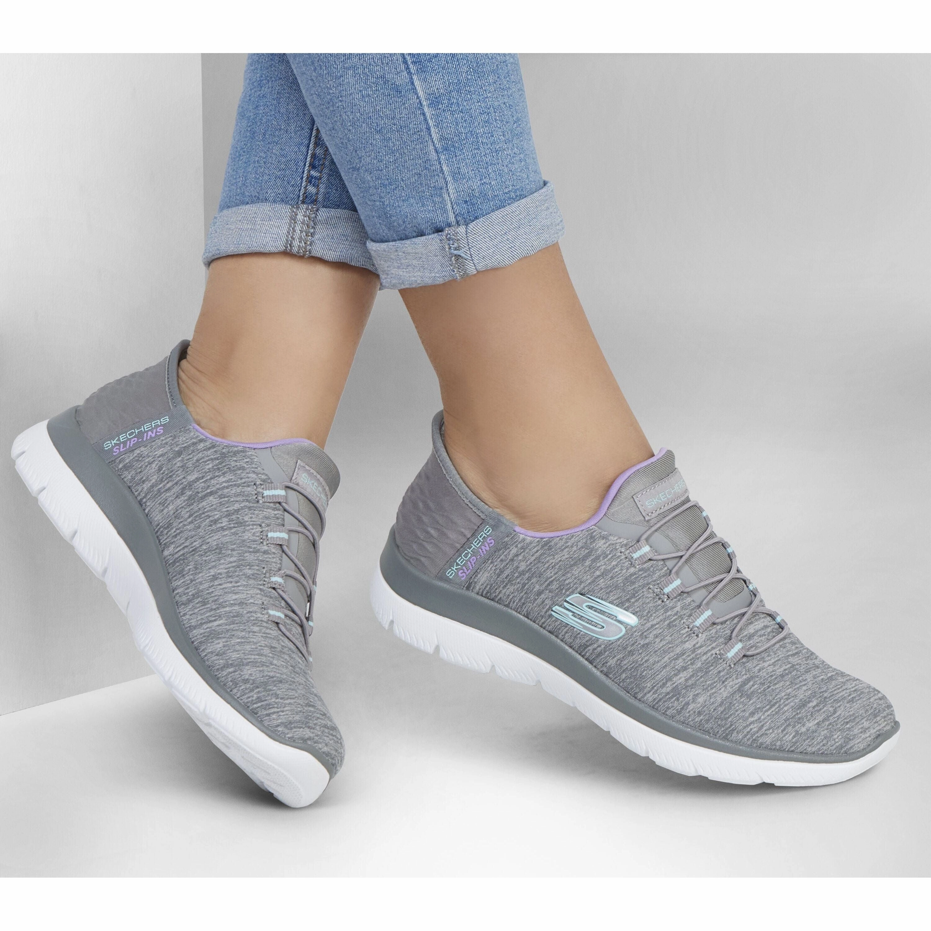 SKECHERS SLIP-INS: SUMMITS -DAZZLING HAZE WOMEN'S Skechers comfortable everyday shoes
