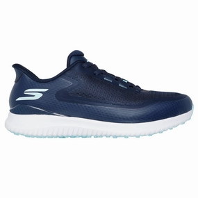 Skechers Women's Go Golf Flight Golf Shoes - Navy/Light Blue Spikeless golf footwear