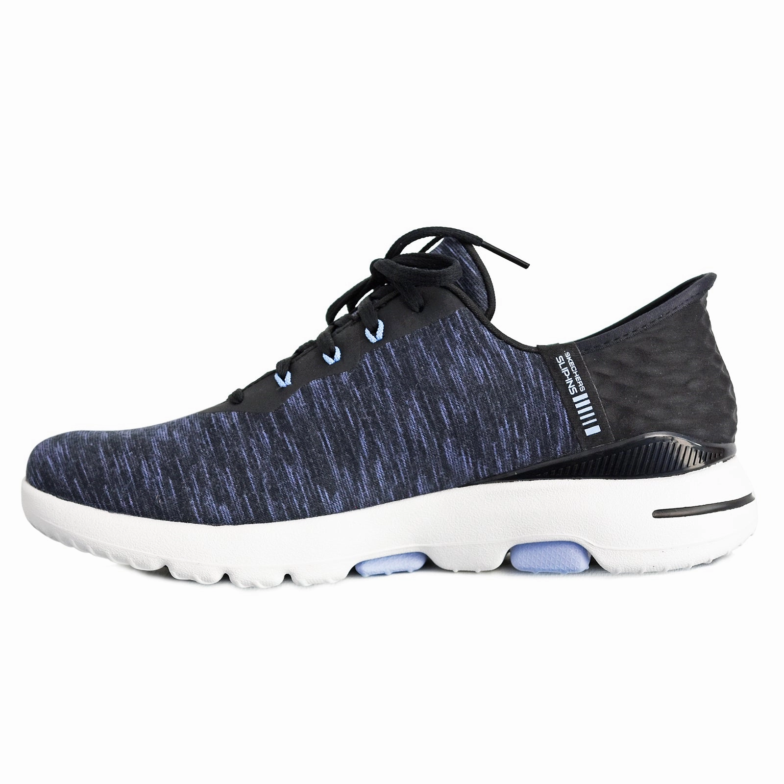 Skechers Women's Go Golf Walk 5 Slip-ins Shoes - Black/Lavender Chic Platform Sneakers