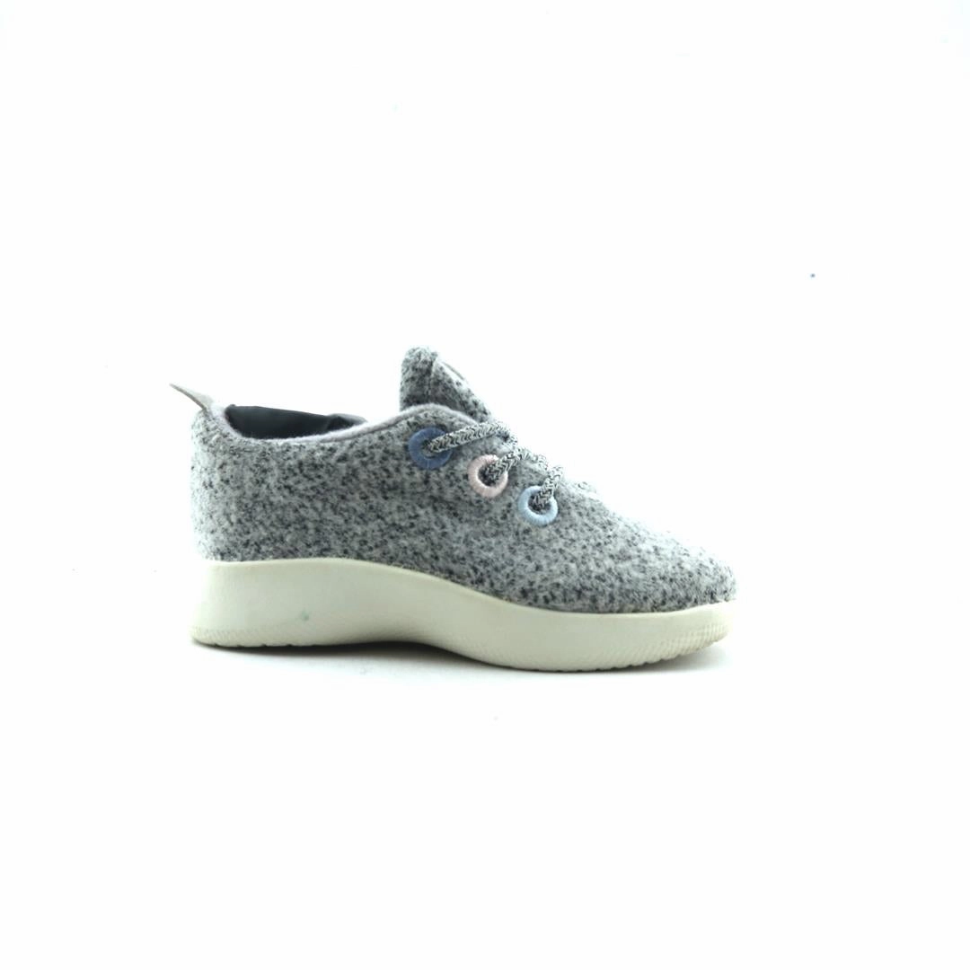 smallbirds - Wool Runners -  Grey (Cream Sole) casual comfortable footwear