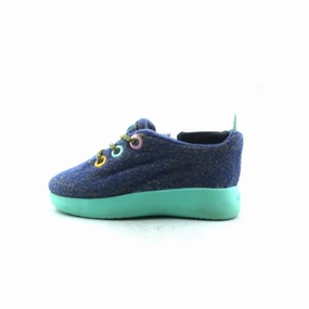 smallbirds - wool runners - Little Wowza Blue Allbirds eco-friendly footwear