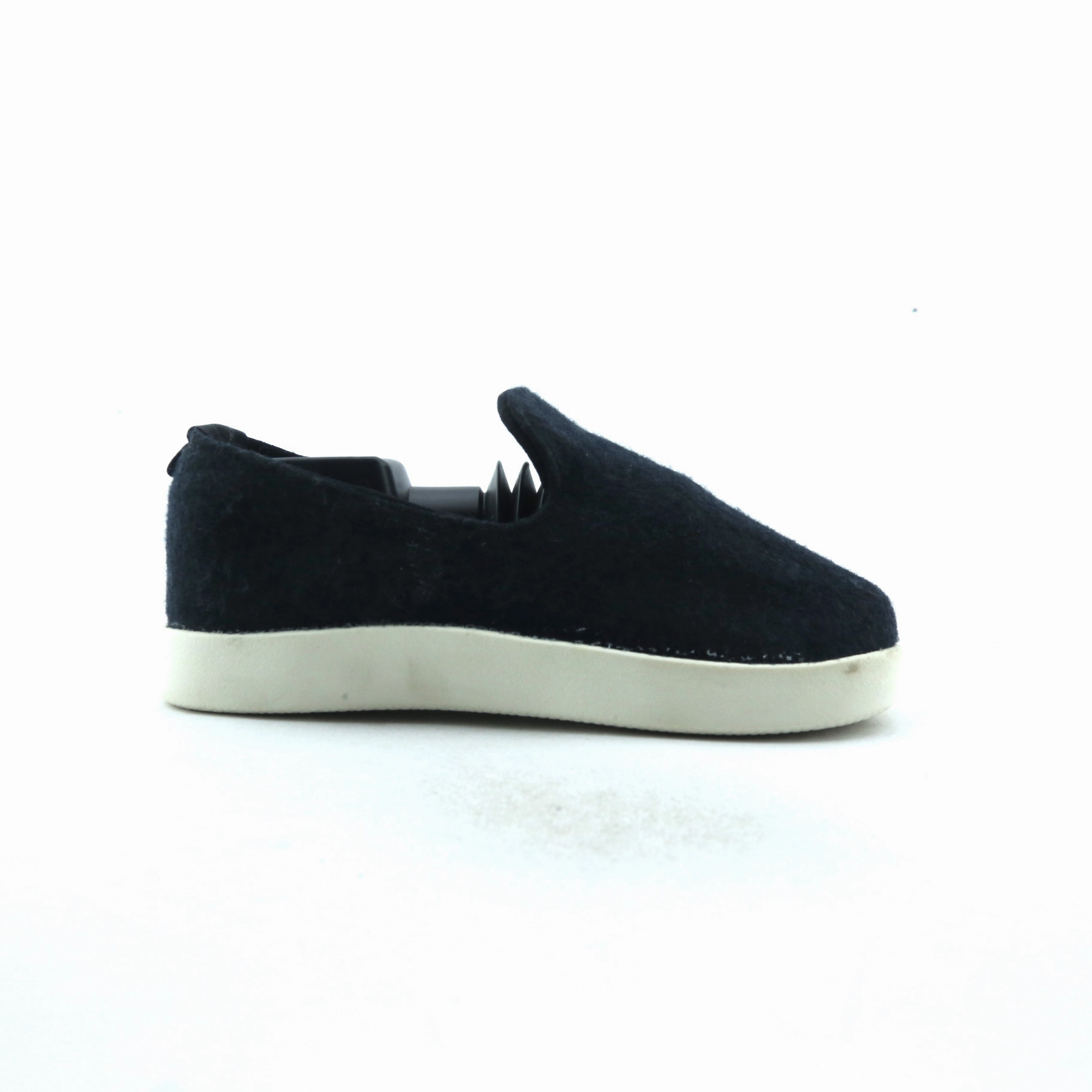 Smallbirds Wool Lounger - LIMITED EDITION: Black (White Sole) casual comfortable footwear