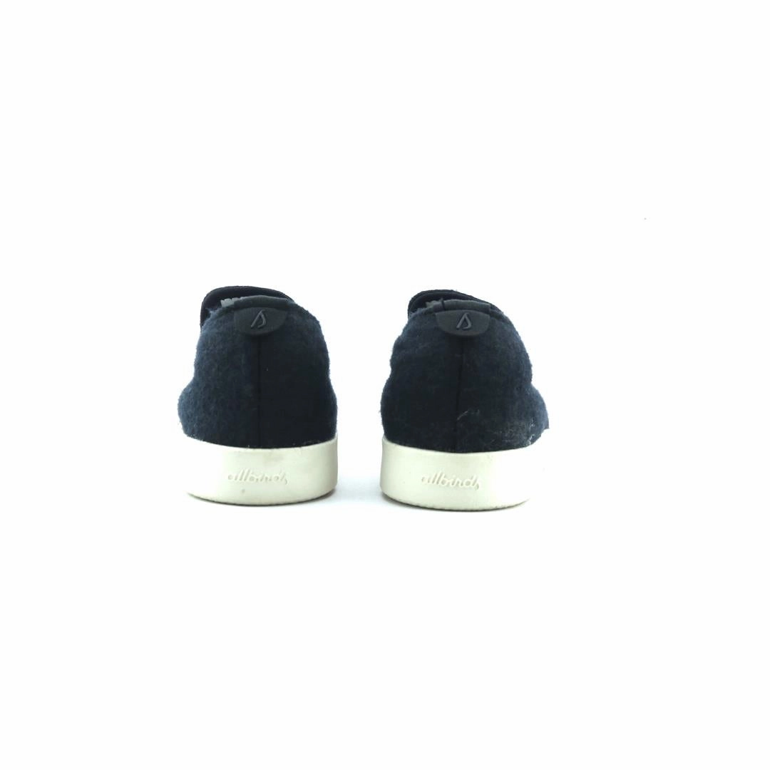 Smallbirds Wool Lounger - LIMITED EDITION: Black (White Sole) casual comfortable footwear