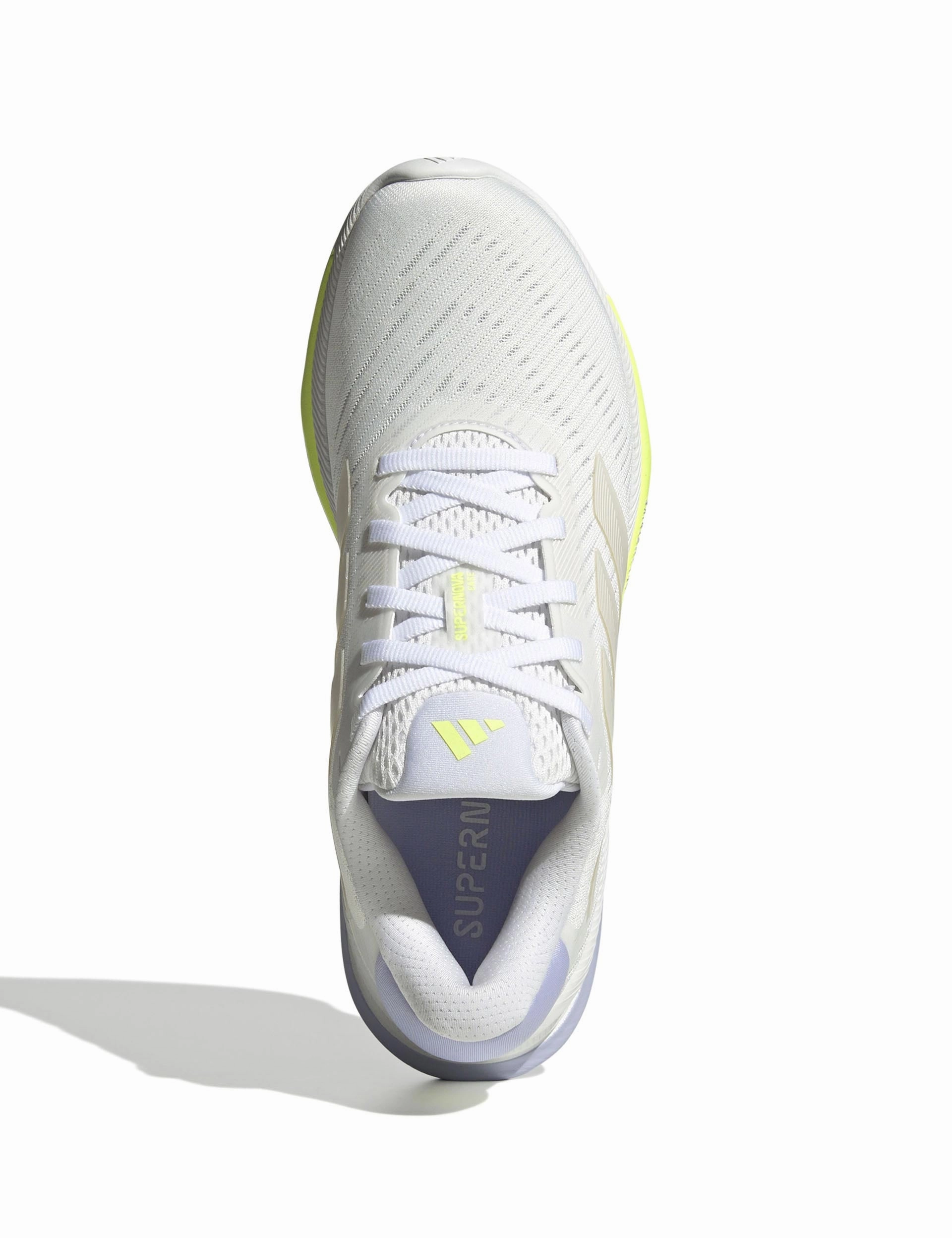 Supernova Ease Shoes - Cloud White/Zero Metalic/Violet Tone Adidas trendy casual shoe styles