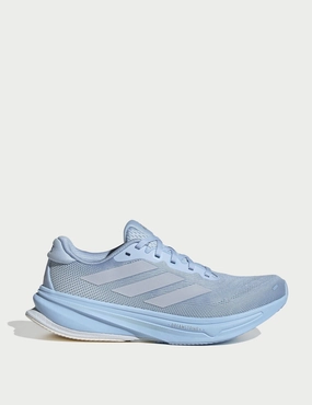 Supernova Rise 2 Running Shoes - Glow Blue/Halo Blue/Matte Silver Adidas everyday sneakers with comfort cushioning