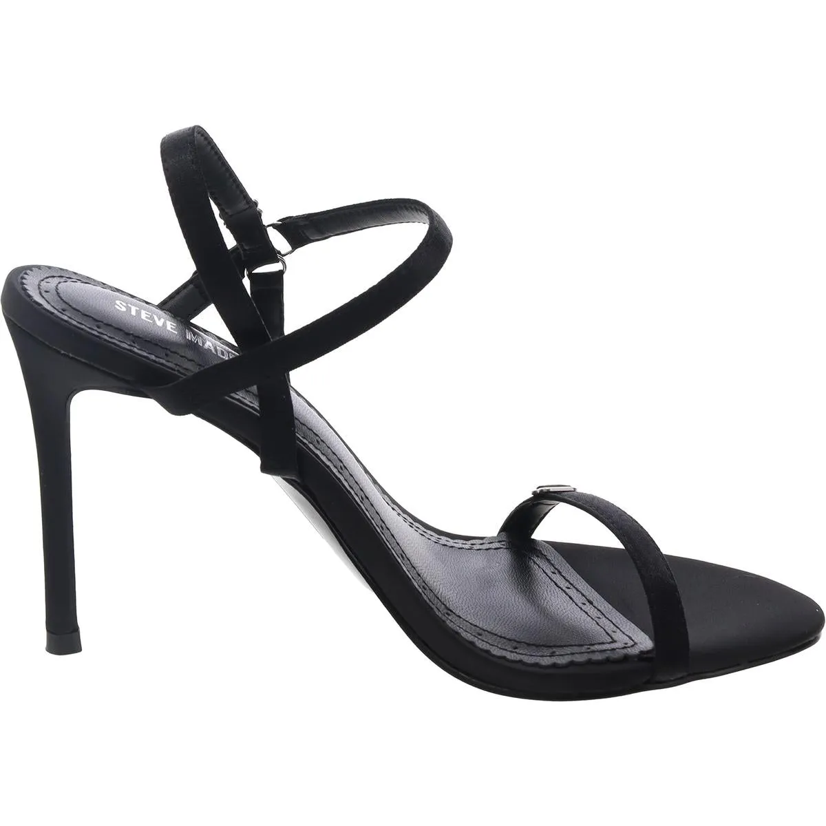 Tana Womens Adjustable Satin Ankle Strap