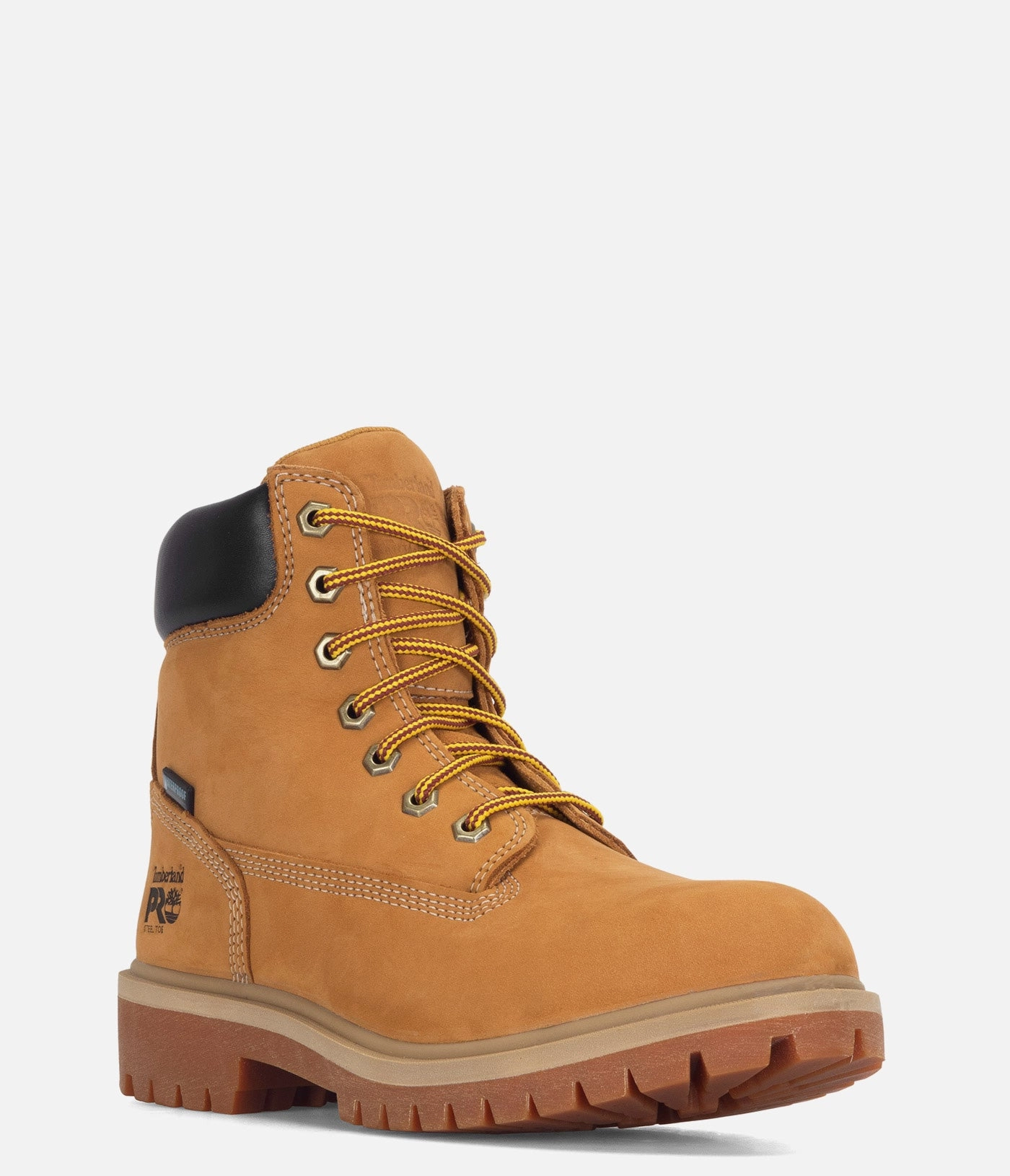 Timberland PRO Direct Attach 6" Steel Toe Waterproof Insulated Work Boot - Women Rugged Leather Boots