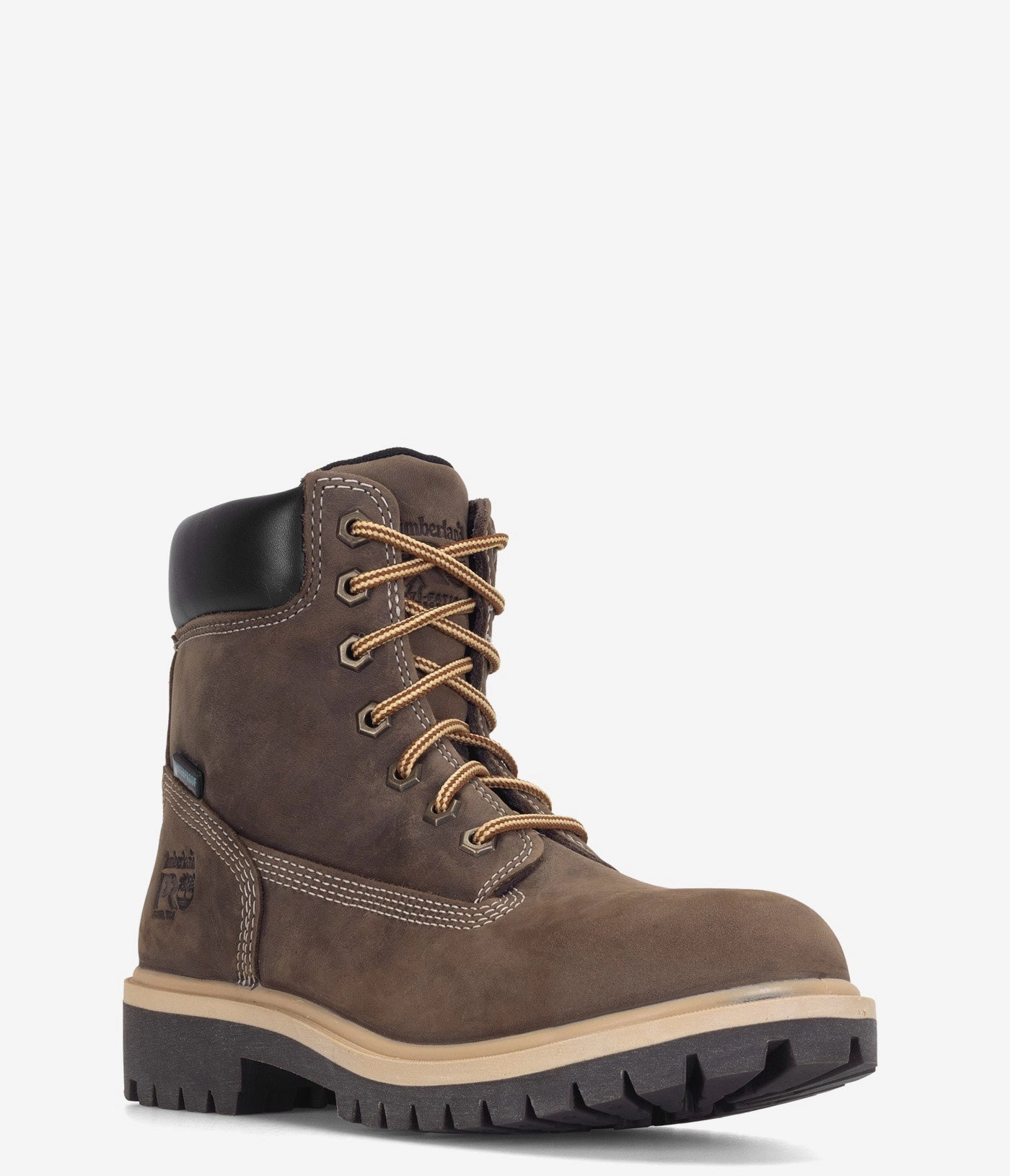 Timberland PRO Direct Attach 6" Steel Toe Waterproof Insulated Work Boot - Women Rugged Leather Boots