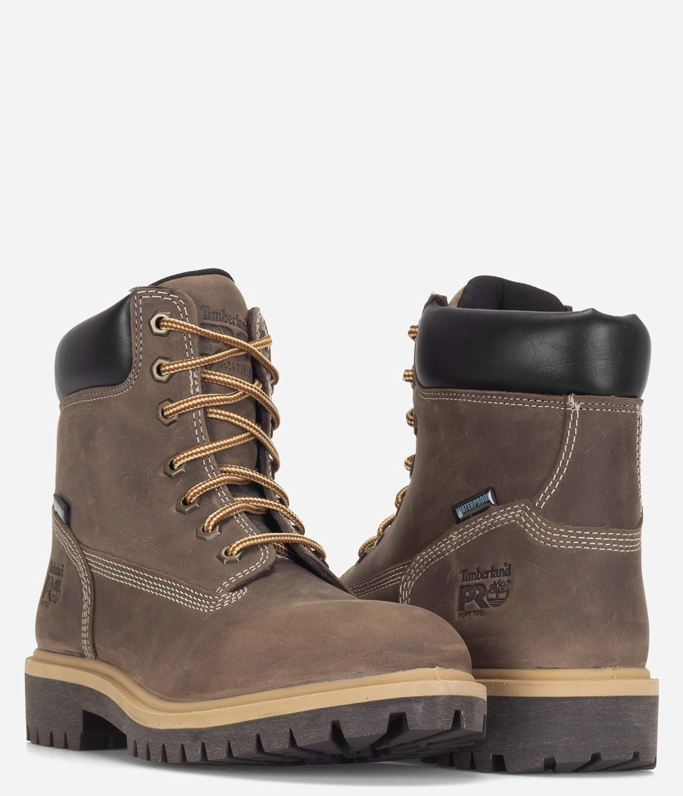 Timberland PRO Direct Attach 6" Waterproof Insulated Work Boot - Women Rugged Leather Boots