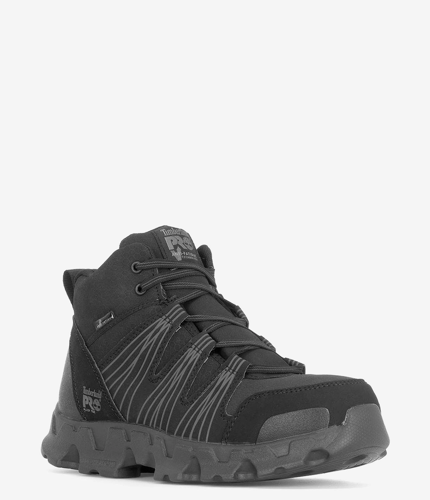 Timberland PRO Powertrain Alloy Safety Toe ESD Mid Work Boot - Men Work-Grade Safety Shoes