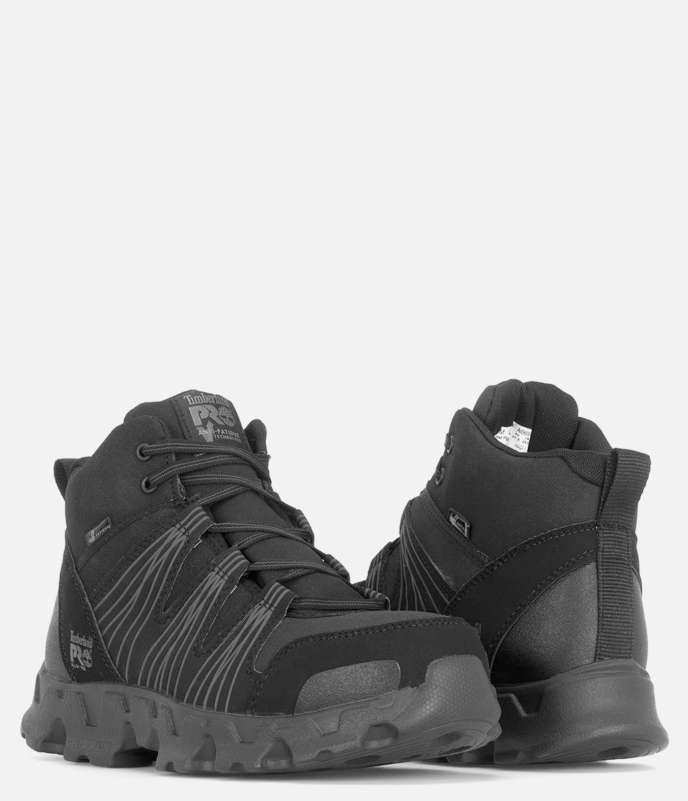Timberland PRO Powertrain Alloy Safety Toe ESD Mid Work Boot - Men Work-Grade Safety Shoes