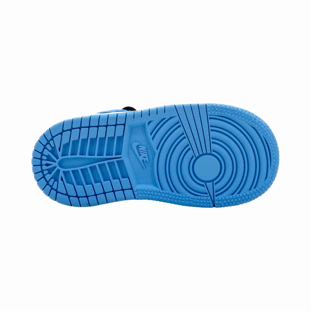 Toddler Air Jordan 1 High (TD) UNC Toe University Blue Black White Basketball Shoes