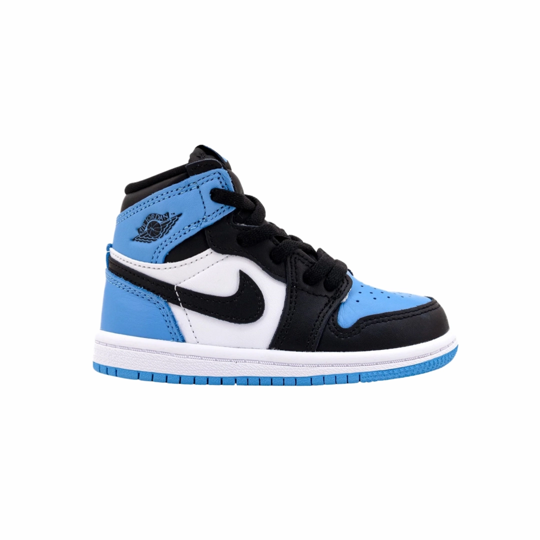 Toddler Air Jordan 1 High (TD) UNC Toe University Blue Black White Basketball Shoes