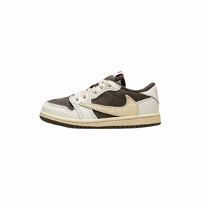 Toddler Air Jordan 1 Low (TD) Travis Reverse Mocha Air Jordan basketball shoes with classic look