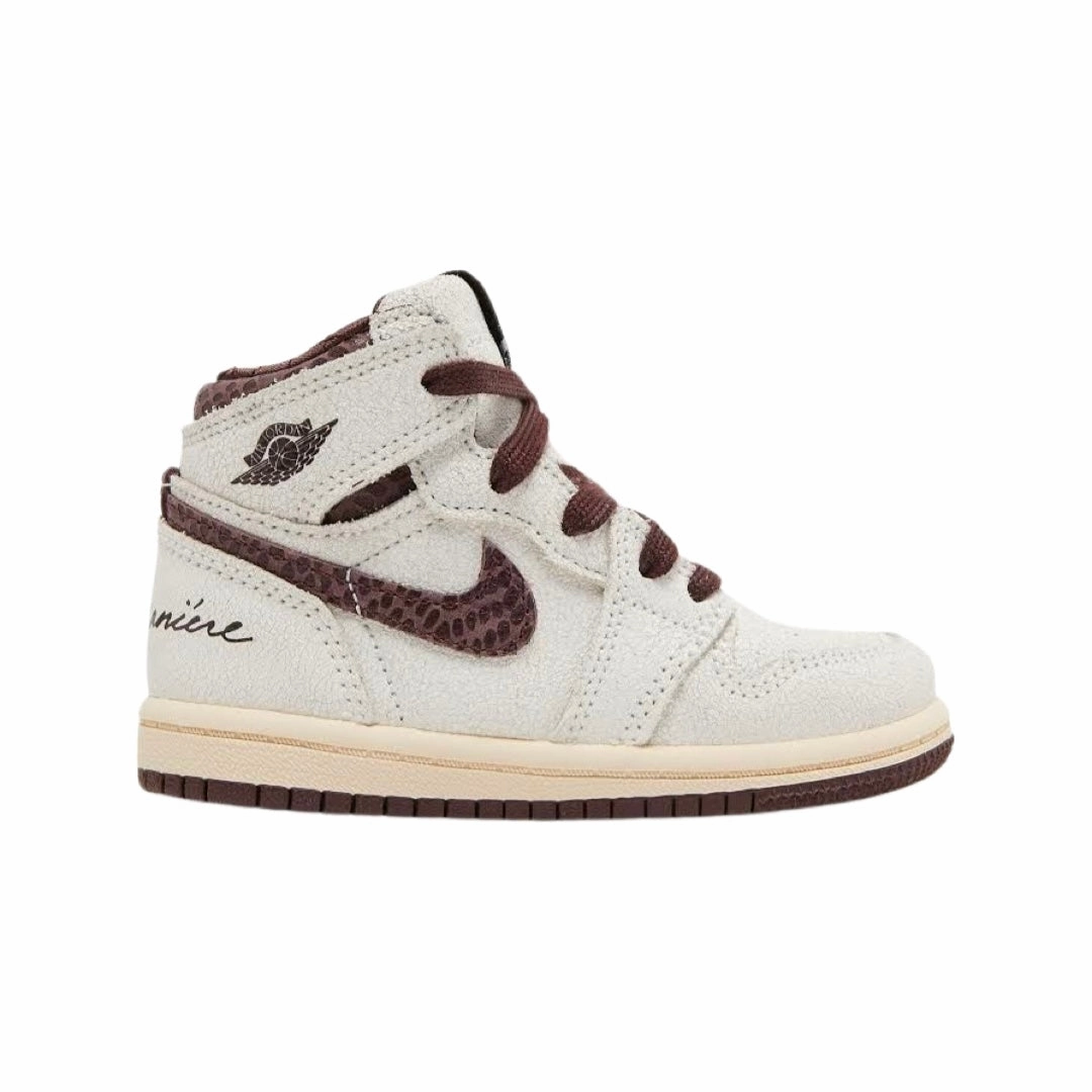 Toddler Air Jordan 1 Retro High OG SP A Ma Maniere (TD) Basketball Shoes