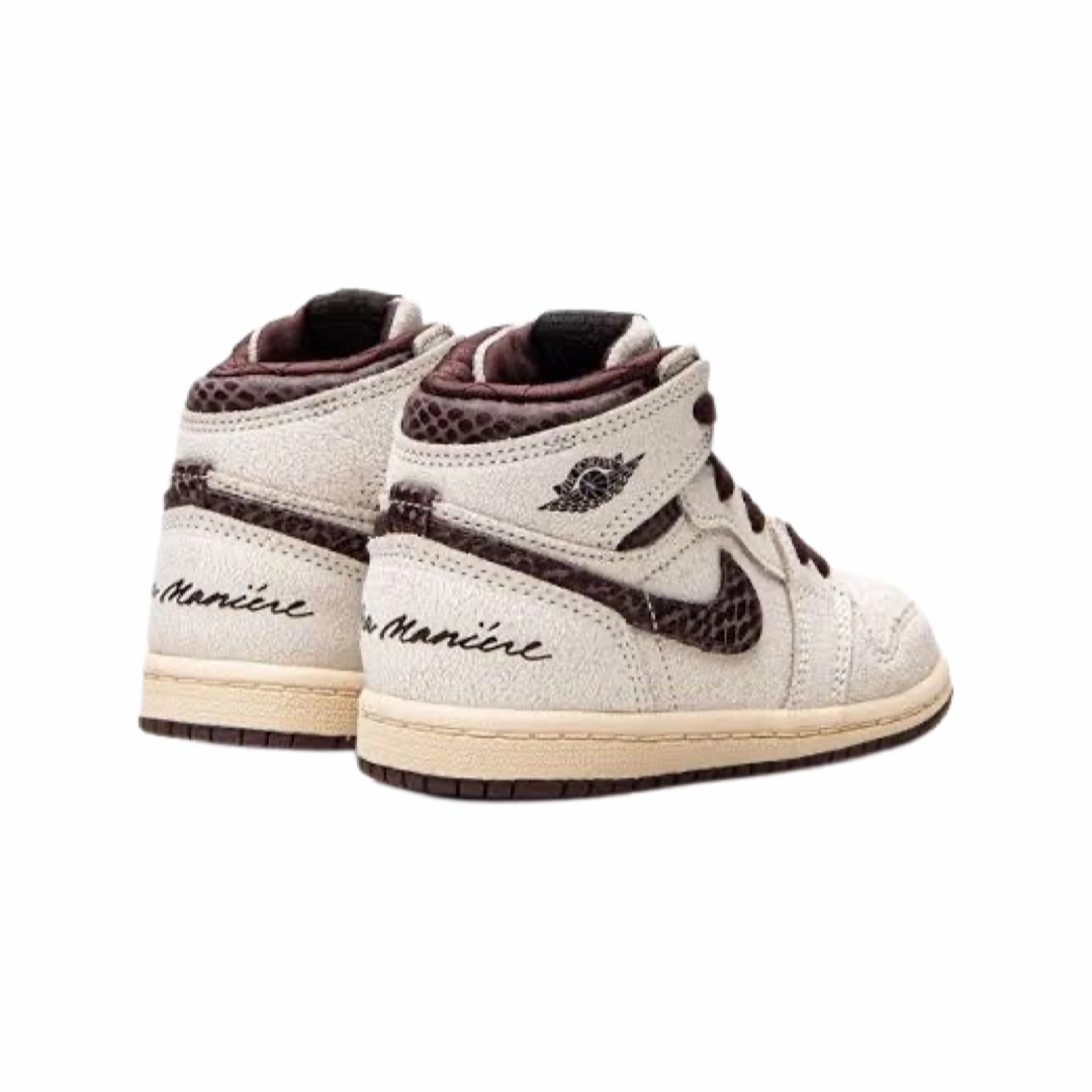 Toddler Air Jordan 1 Retro High OG SP A Ma Maniere (TD) Basketball Shoes