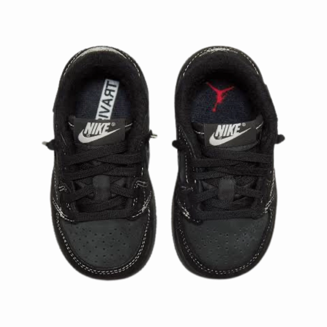 Toddler Air Jordan 1 Retro Low OG SP Travis Scott Black Phantom TD Basketball Shoes