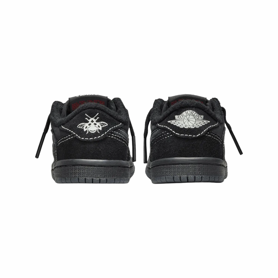 Toddler Air Jordan 1 Retro Low OG SP Travis Scott Black Phantom TD Basketball Shoes