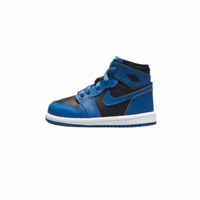 Toddler Air Jordan 1 Retro Marina Blue TD Air Jordan basketball shoes with classic look