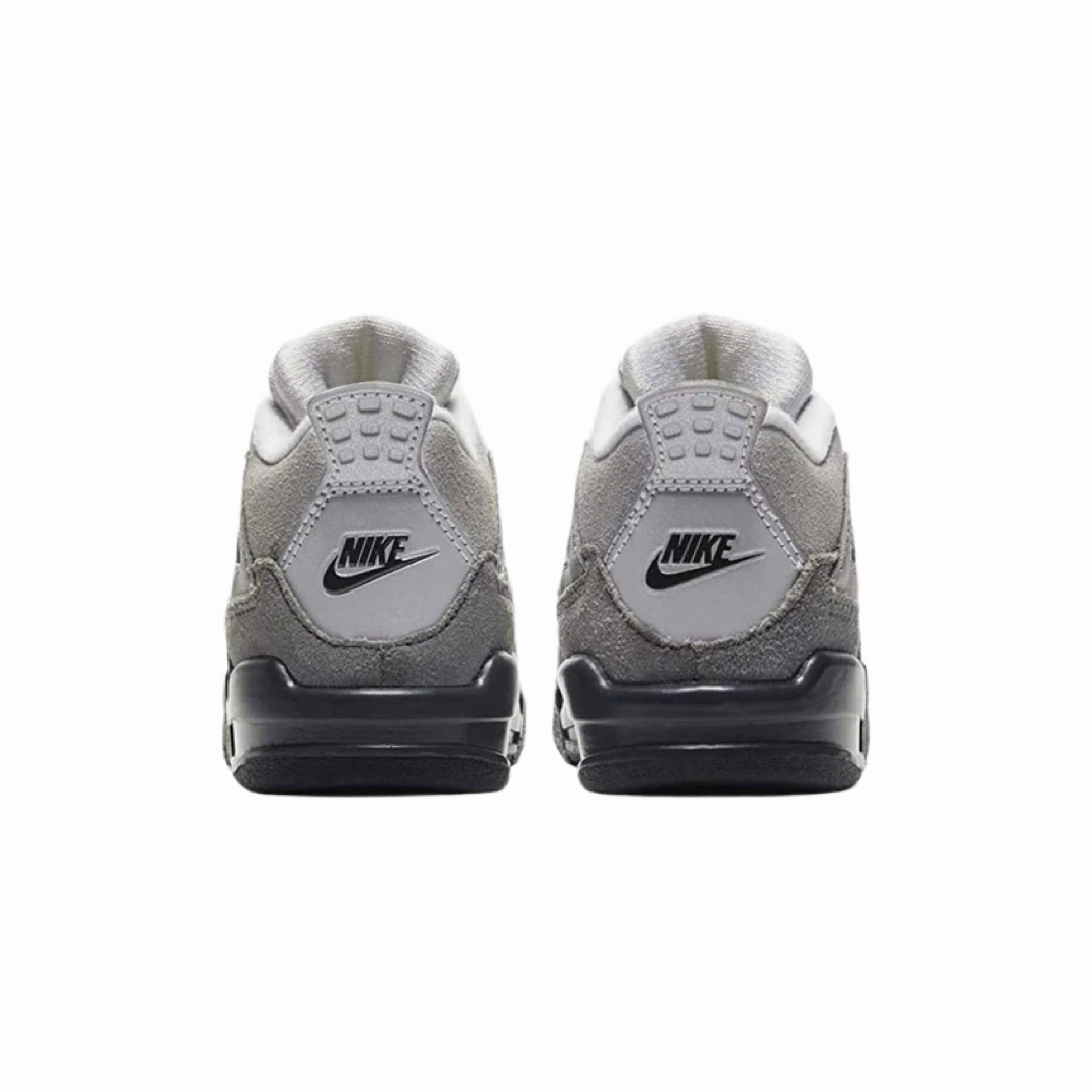 Toddler Air Jordan 4 Retro TD SE 95 Neon Cool Grey Volt Wolf Grey Anthracite Basketball Shoes