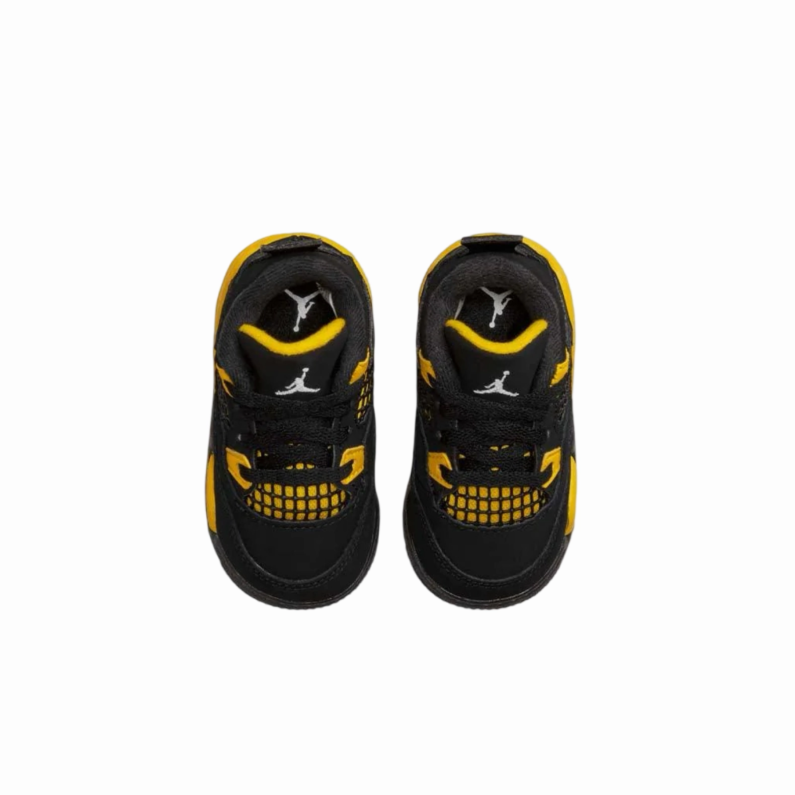 Toddler Air Jordan 4 Retro (TD) Thunder Black White Basketball Shoes