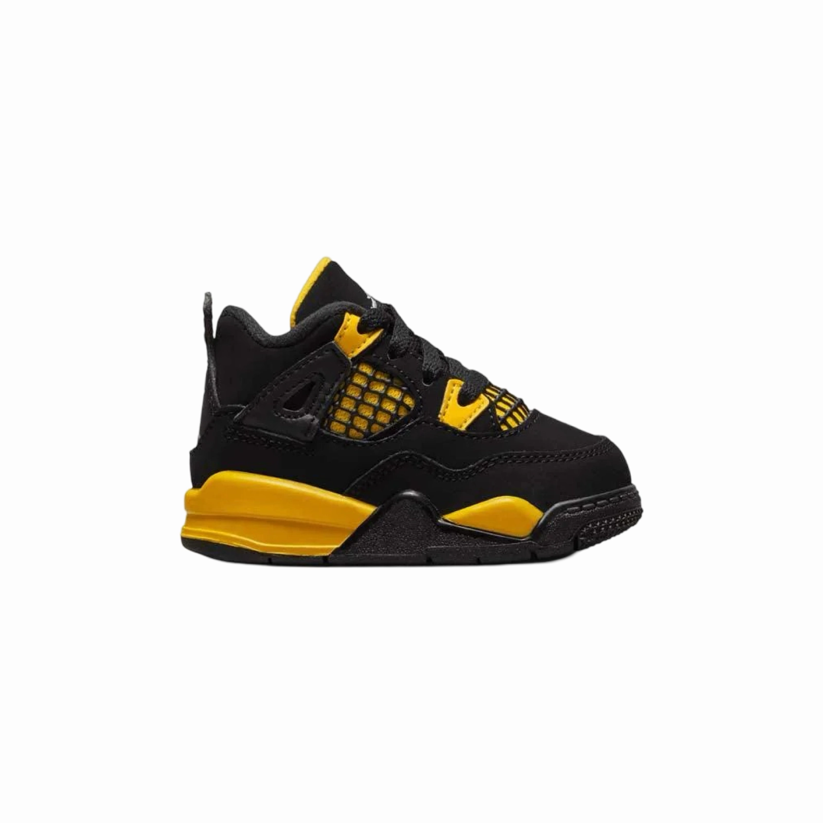 Toddler Air Jordan 4 Retro (TD) Thunder Black White Basketball Shoes