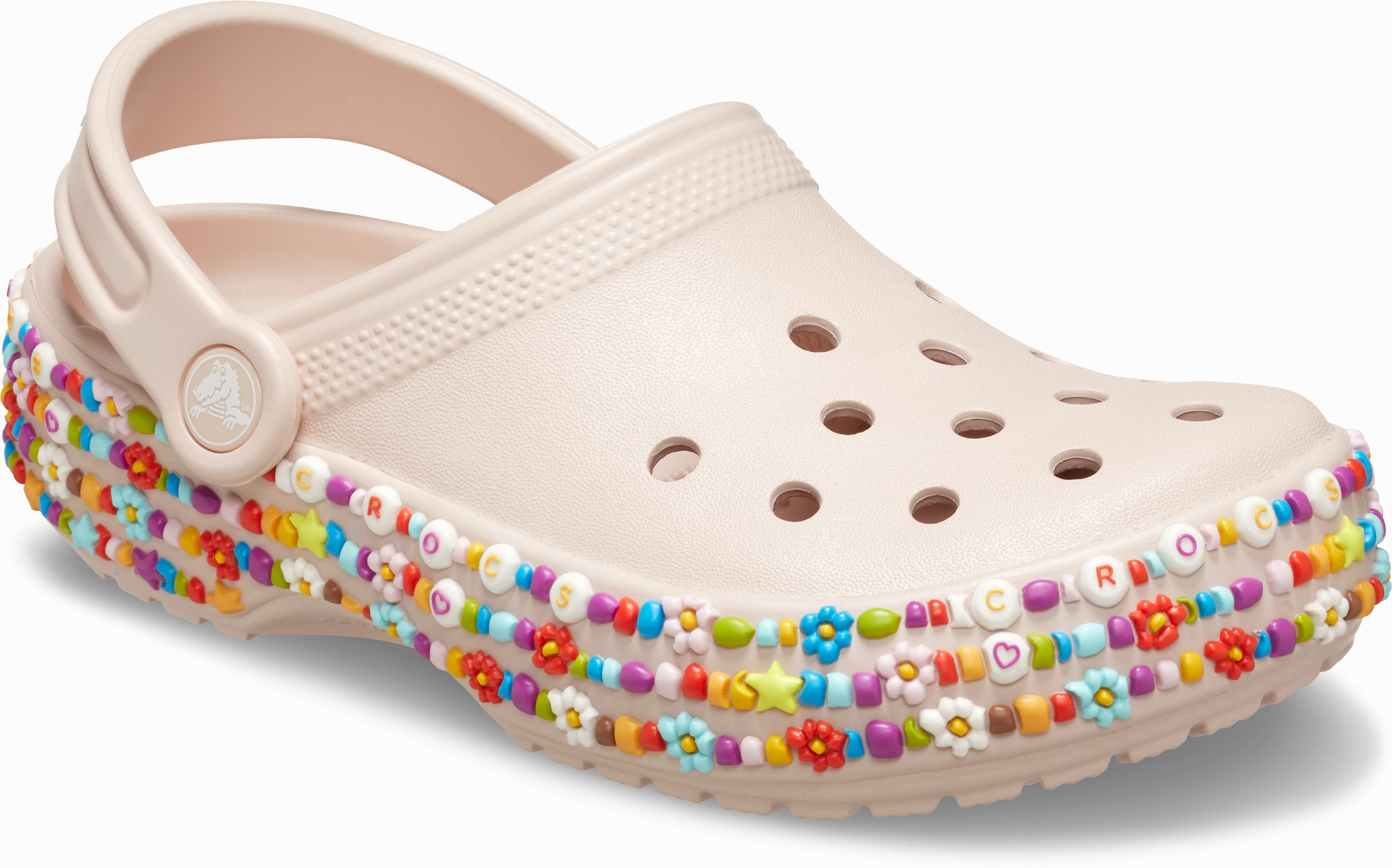 Toddlers' Beaded Band Clog Slip-On Shoes