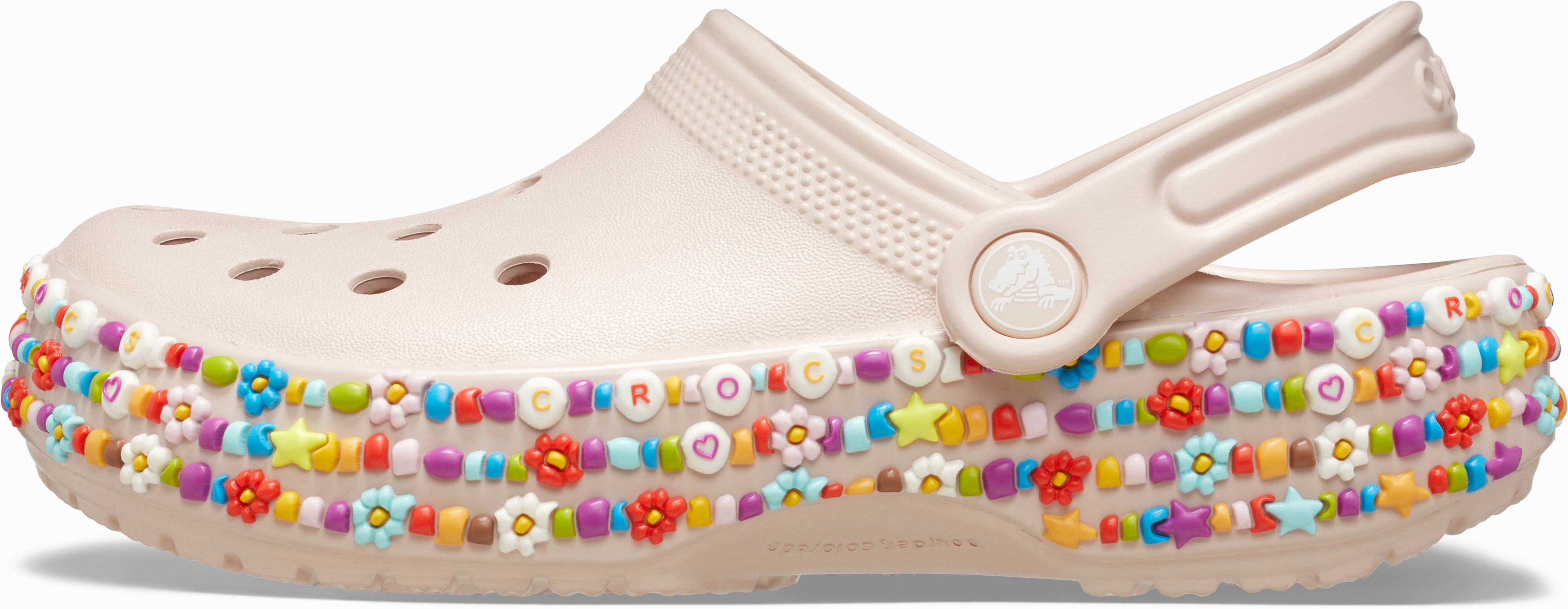 Toddlers' Beaded Band Clog Slip-On Shoes