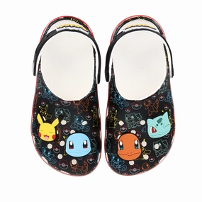 Toddlers' Pokmon Print Classic Clog Crocs slip-on shoes for casual use