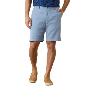 Tommy Bahama 10-Inch Beach Coast Linen Flat Front Shorts - Port Side Blue Tommy Bahama Clothing