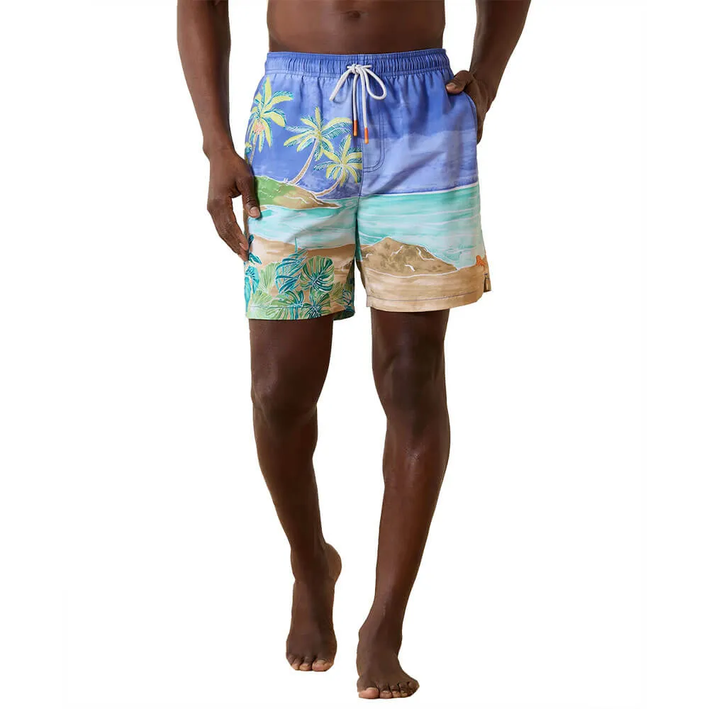 Tommy Bahama 6-Inch Naples Azul Lagoon Swim Trunks - Clear Ocean Mens Tommy Bahama