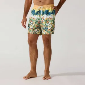 Tommy Bahama 6-Inch Naples Sunrise Scenic Swim Trunks - Orange Ray Mens Tommy Bahama