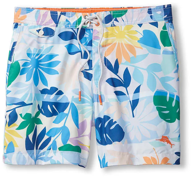 Tommy Bahama 6-Inch Rialto Luau Oasis Swim Trunks - Light Sky Tommy Bahama Clothing