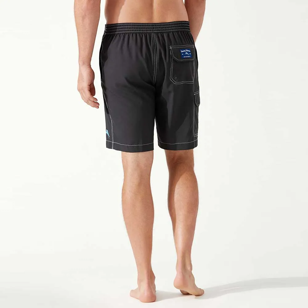 Tommy Bahama 9-Inch Baja Cove Boardshorts - Black Mens Tommy Bahama