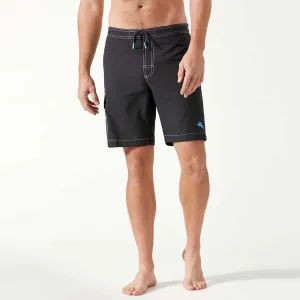 Tommy Bahama 9-Inch Baja Cove Boardshorts - Black Mens Tommy Bahama