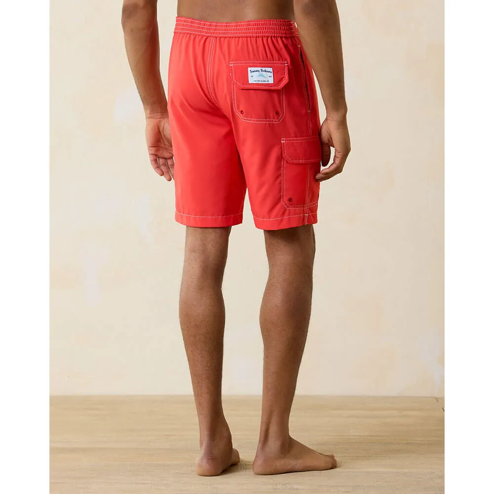 Tommy Bahama 9-Inch Baja Cove Boardshorts - Zanzibar Red Mens Tommy Bahama