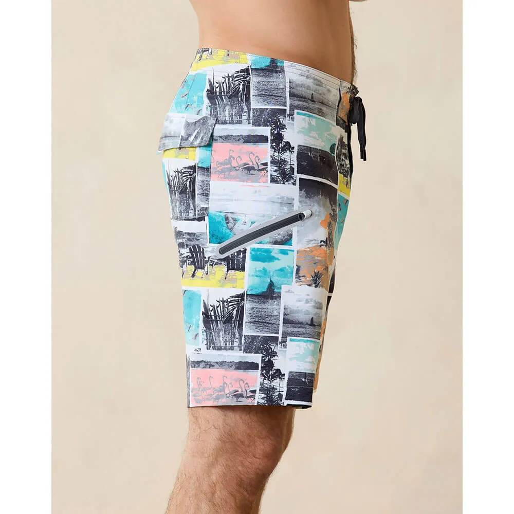 Tommy Bahama 9-Inch Molokai Snapshot Boardshorts - Bala Shark Mens Tommy Bahama