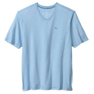 Tommy Bahama Bali Beach Vee T-Shirt - Chambray Blue Mens Tommy Bahama