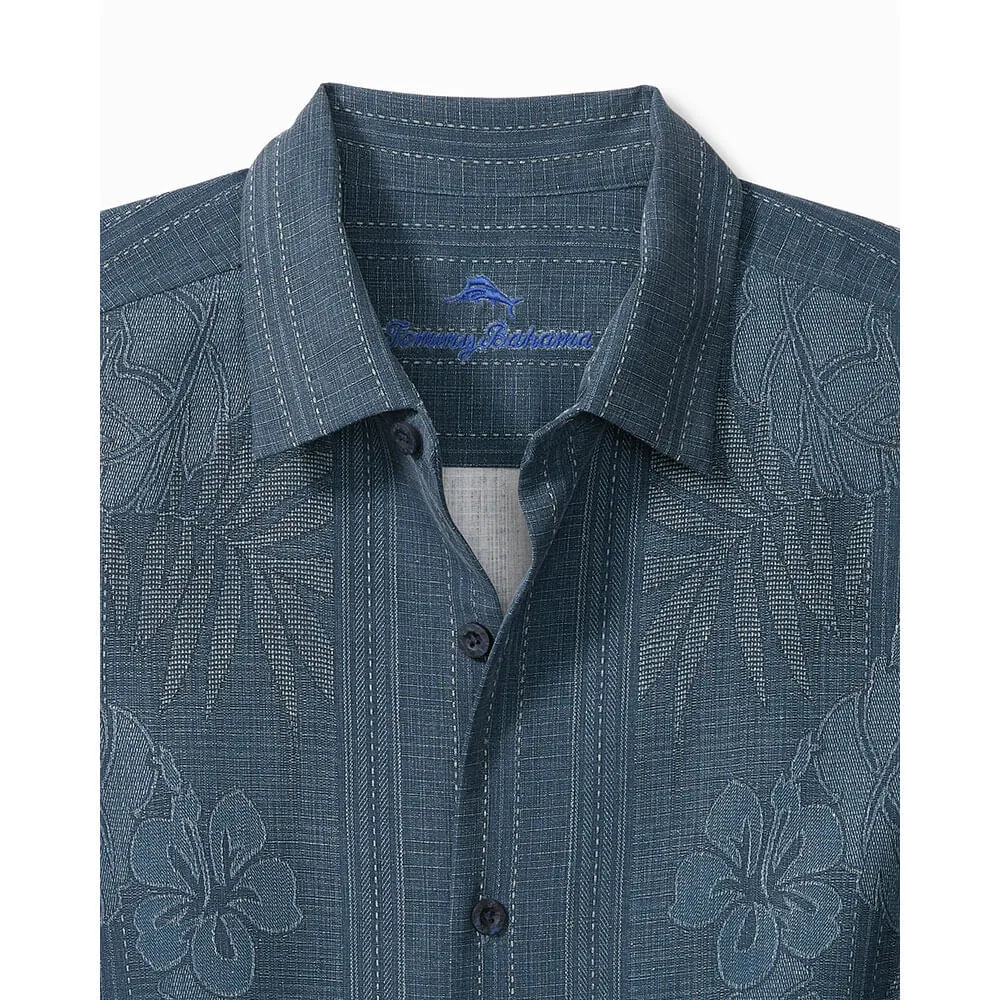 Tommy Bahama Bali Border Camp Shirt - Navy Tommy Bahama Clothing