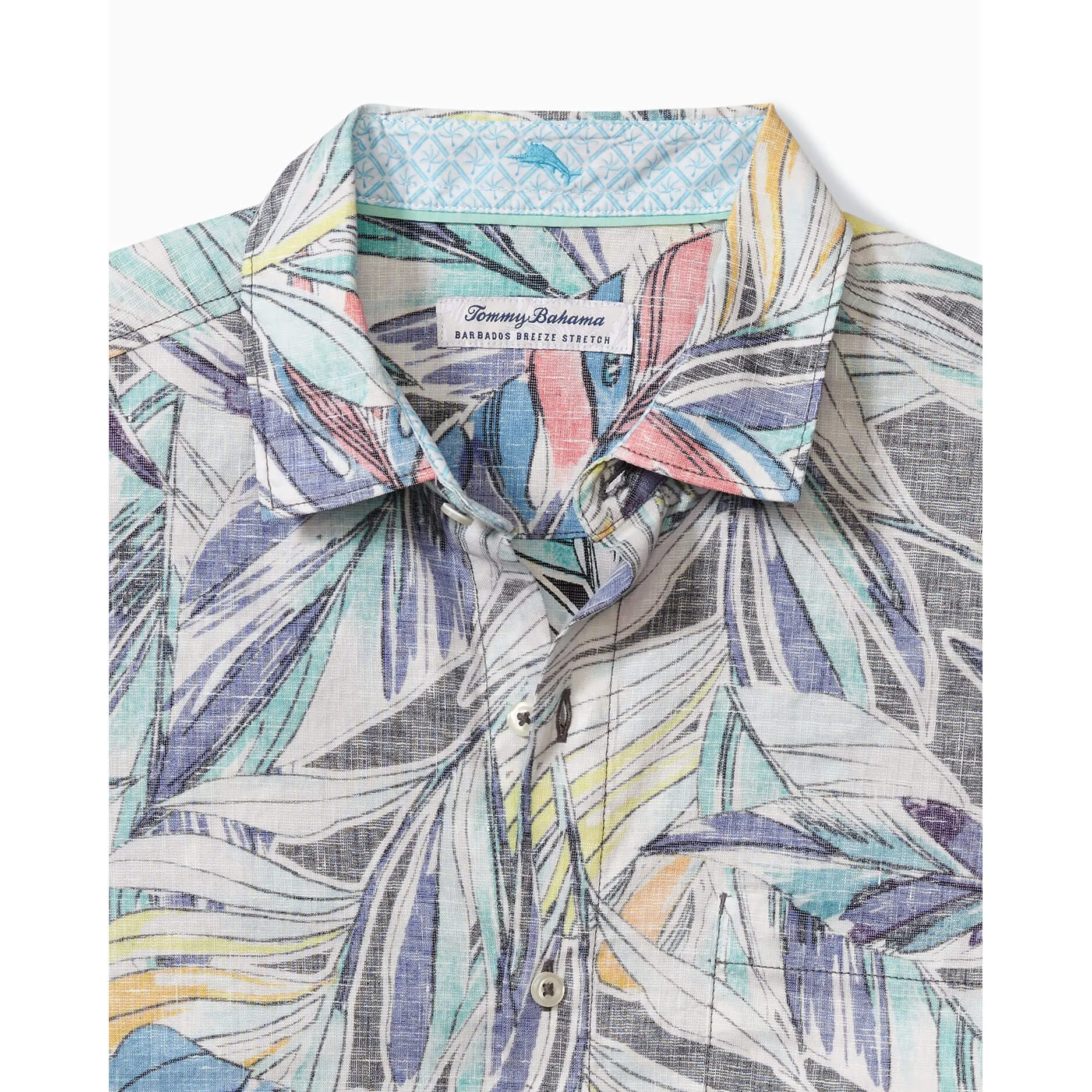 Tommy Bahama Barbados Breeze Lux Vines Sport Shirt - Kohala Teal Tommy Bahama Clothing