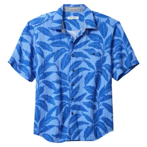 Tommy Bahama Beachside Azul Fronds Camp Shirt - Blue Muscari Mens Tommy Bahama