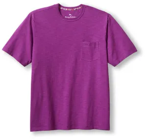 Tommy Bahama Big & Tall Bali Beach Crew T-Shirt - Deep Hollyhock Tommy Bahama Clothing